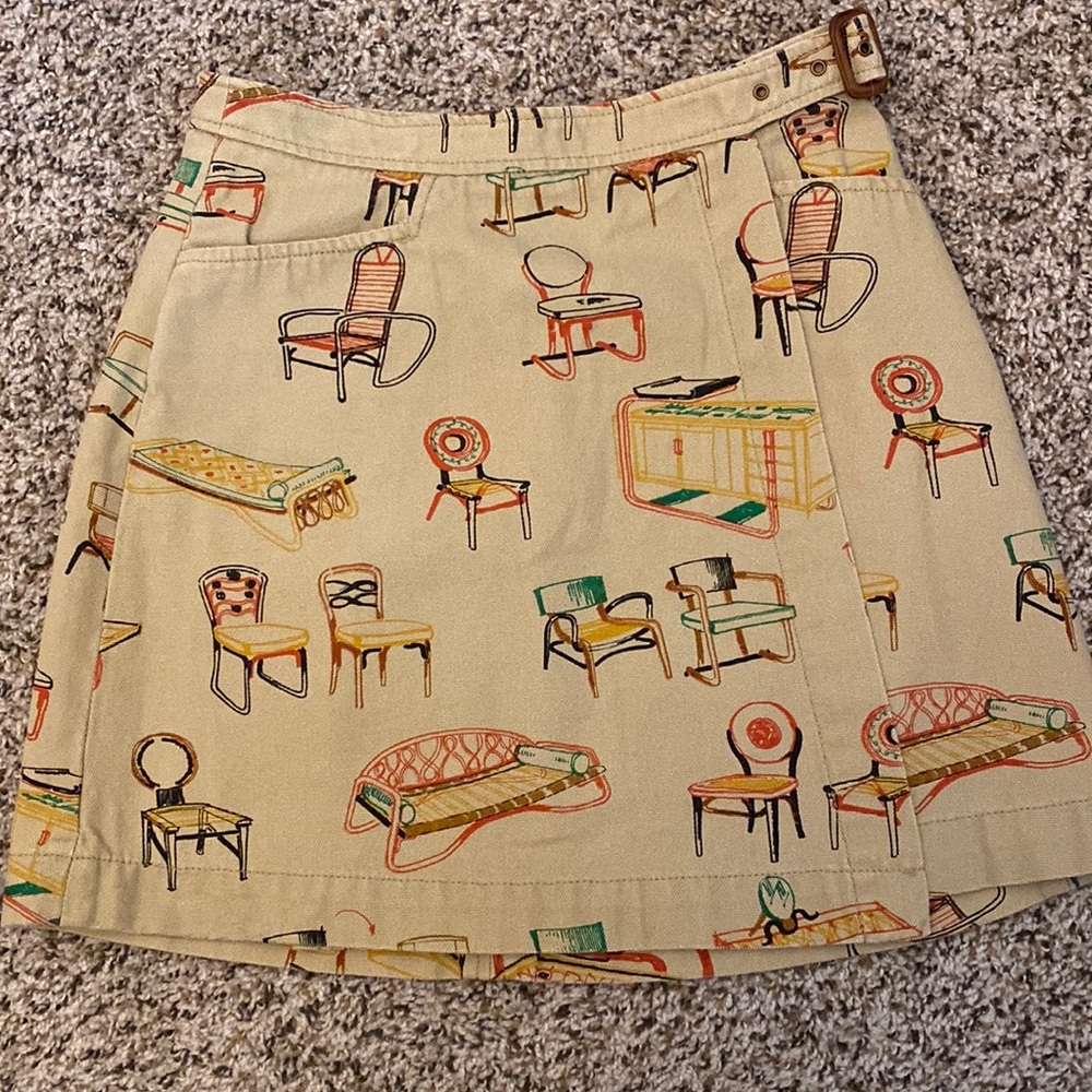 Vintage 9-His-S’CL wrap mini skirt Size 4P VERY UNIQUE!!!😊😊